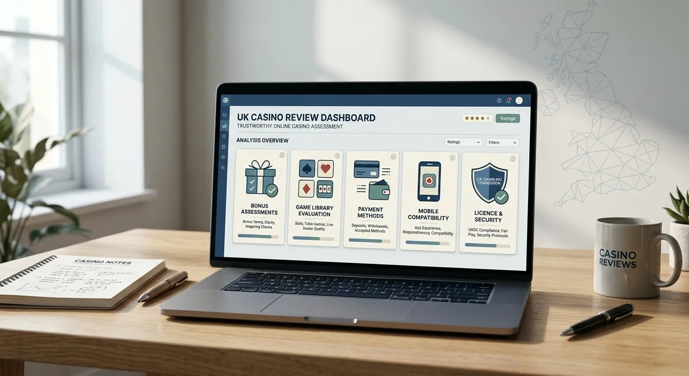 Editorial review dashboard for UK Winstler Casino checks